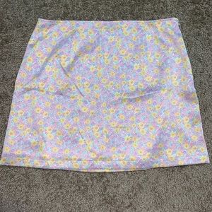 Flower Mini Skirt